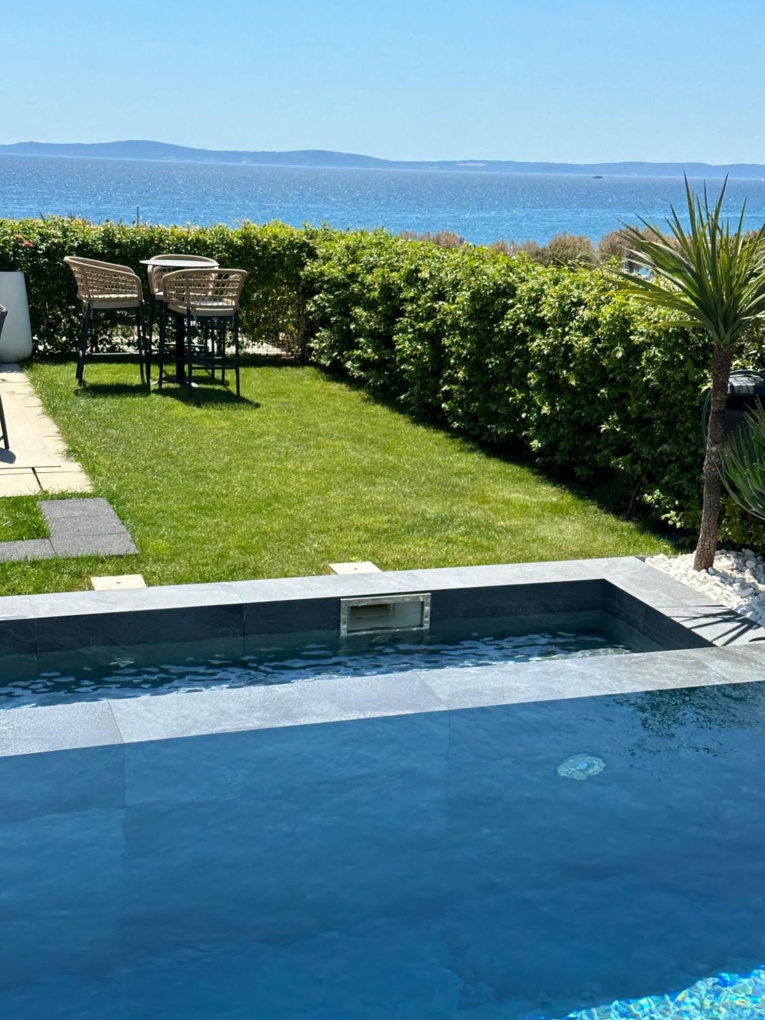 New Luxury Apartment With Private Heated Pool And Amazing Terrace With Seaview Split Exterior photo